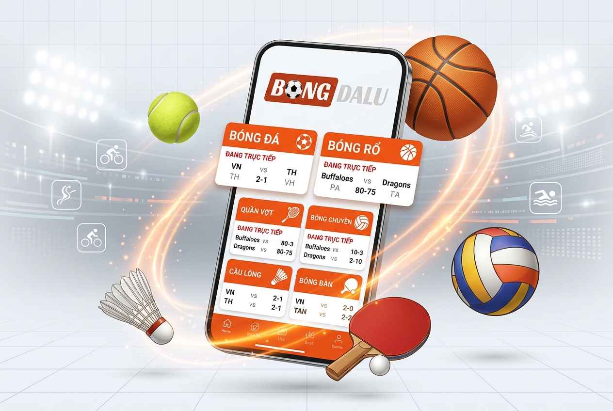 Bongdalu hỗ trợ theo dõi nhiều môn thể thao