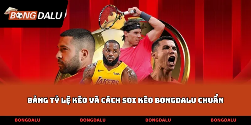 Bảng tỷ lệ kèo và cách soi kèo BONGDALU chuẩn