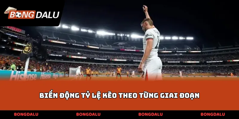 Biến động tỷ lệ kèo theo từng giai đoạn