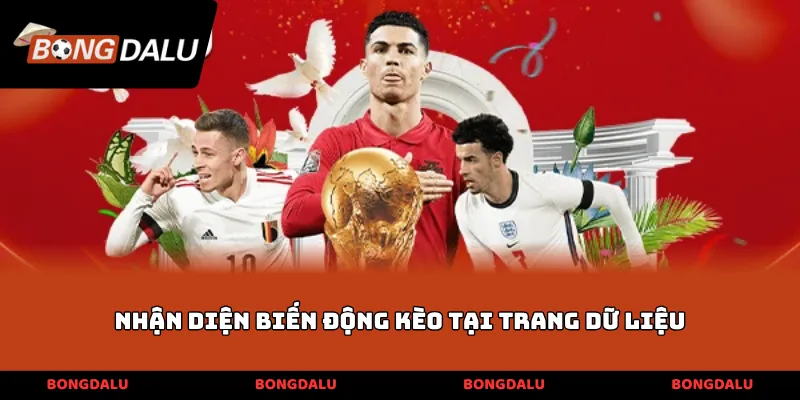 Nhận diện biến động kèo tại trang dữ liệu