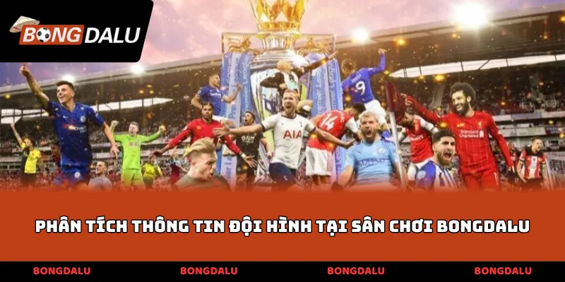 Phân tích thông tin đội hình tại sân chơi BONGDALU